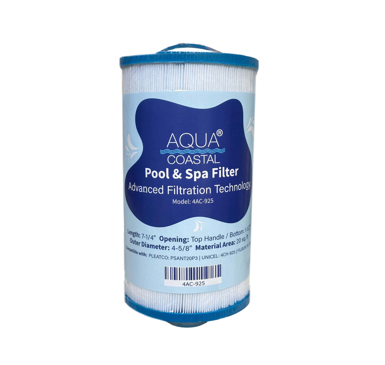 Pool & Spa Replacement Filter 4AC-925