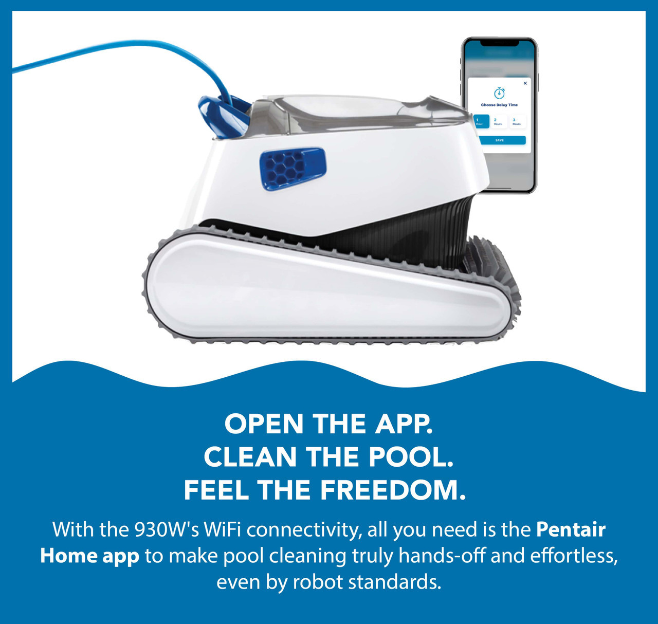 (OPEN BOX) Pentair Prowler 930W Robotic Inground Pool Cleaner with Caddy