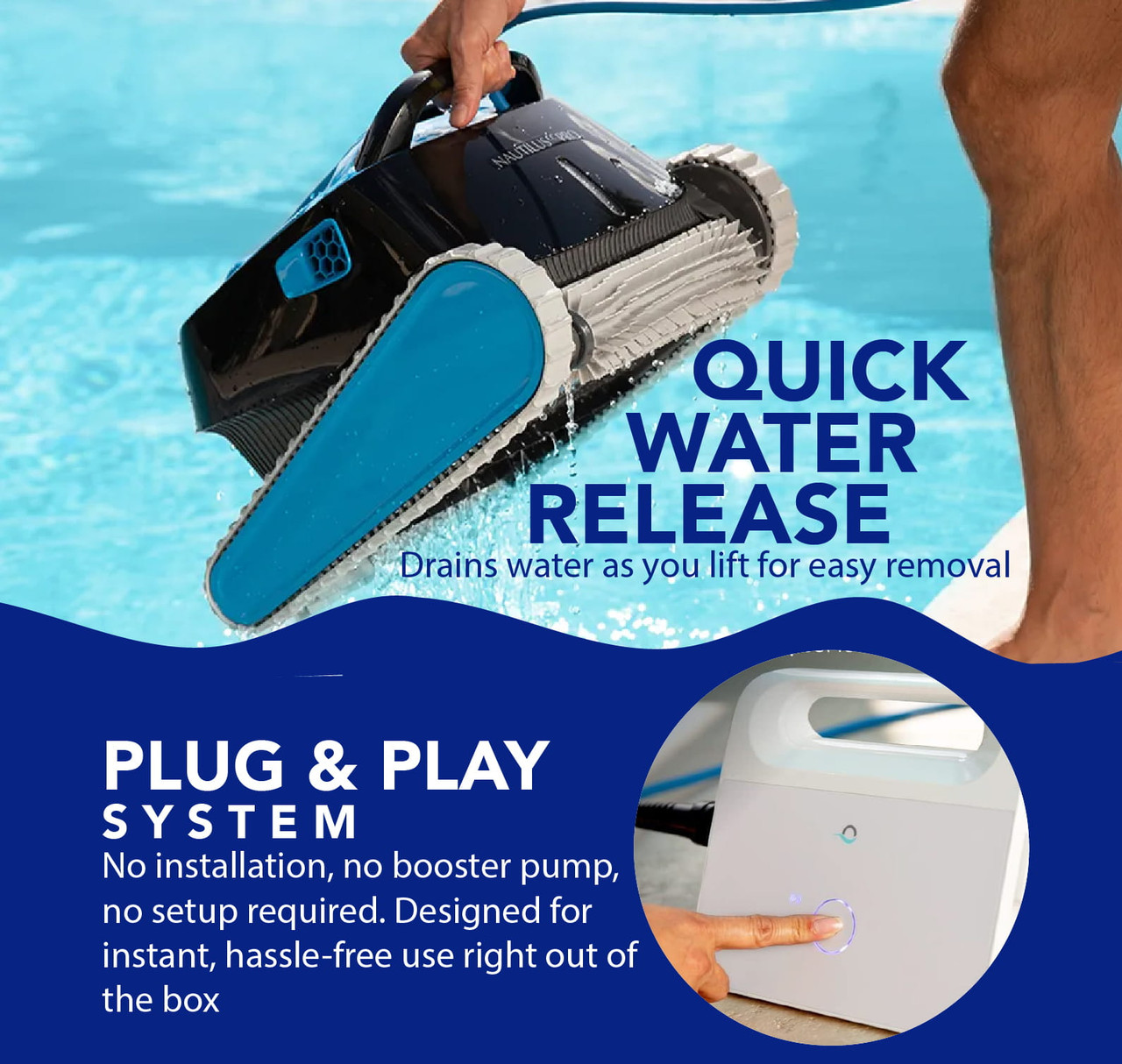 (Open Box) Dolphin Nautilus CC Pro Robotic Cleaner