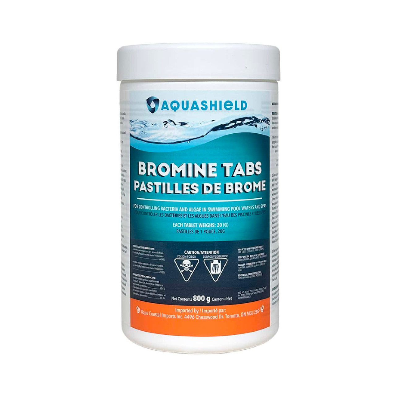 Pastilles de brome pour piscine et spa