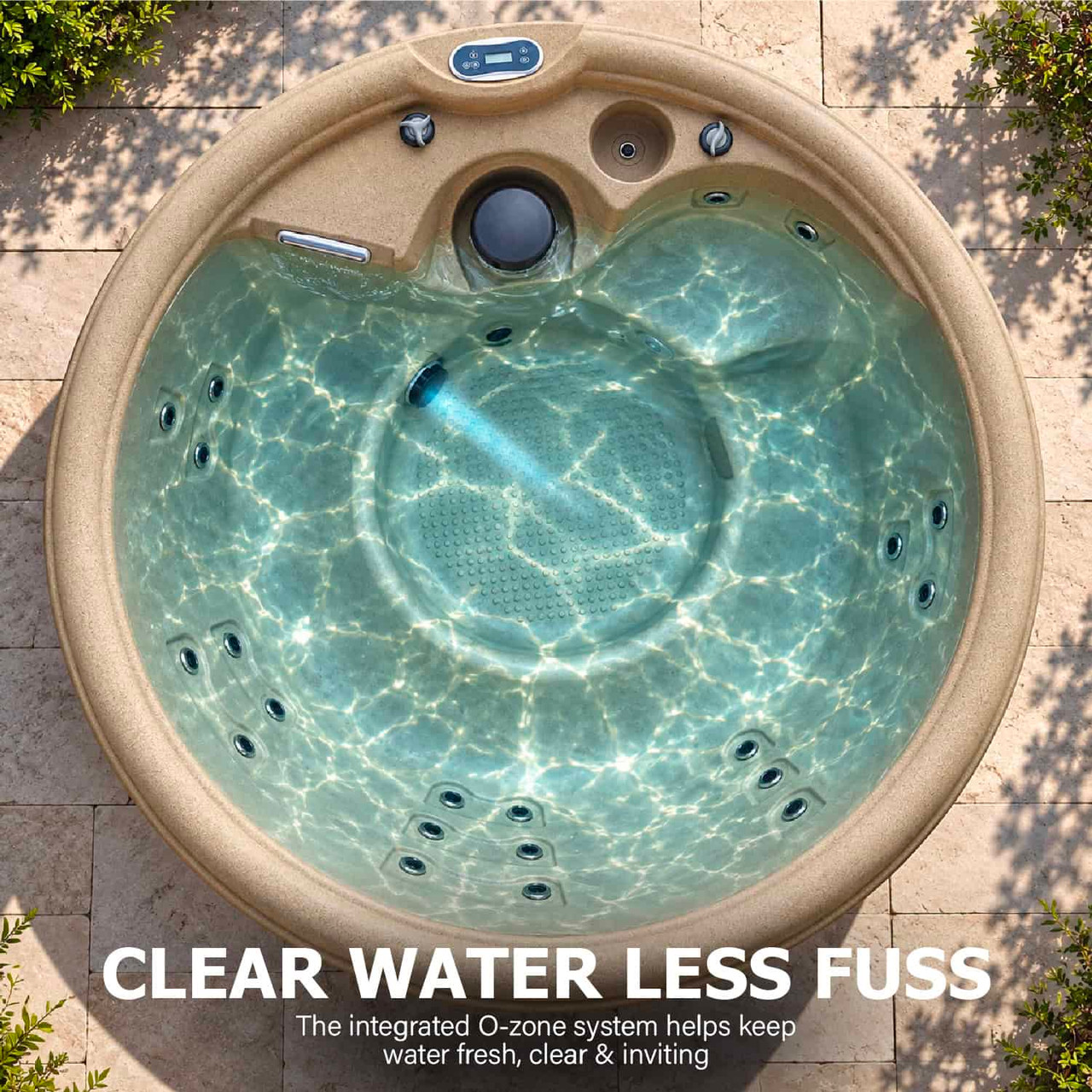 Aqua Coastal, RRD, Sand, Round Spa