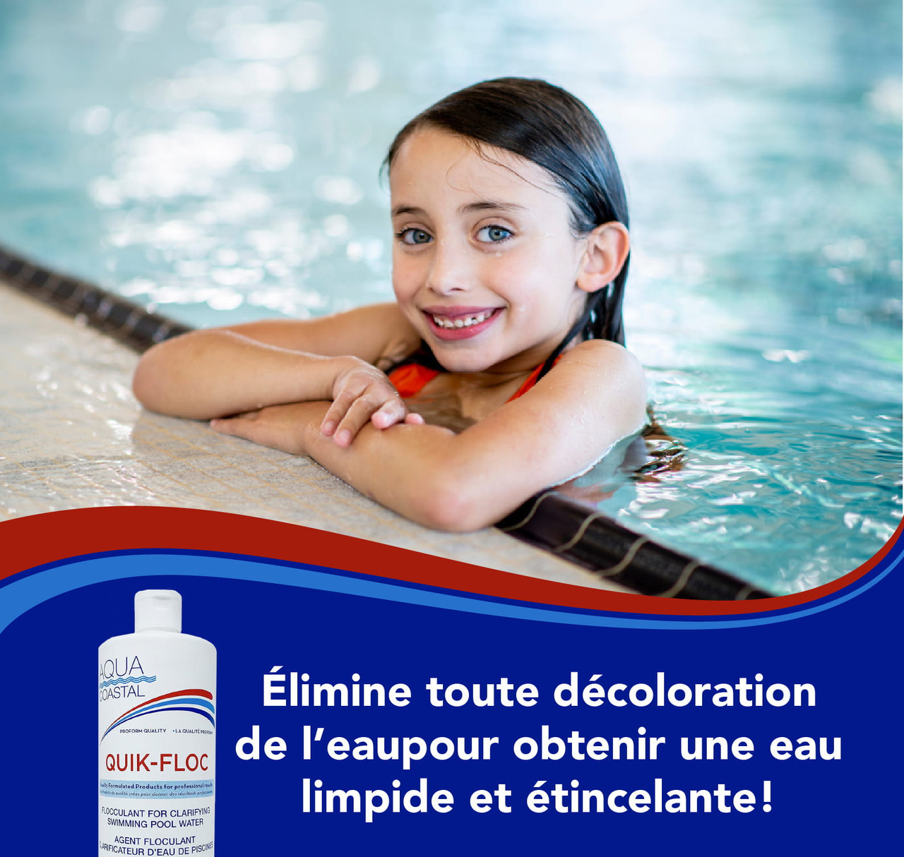 Quik Floc - Clarifiant pour piscine 1 L