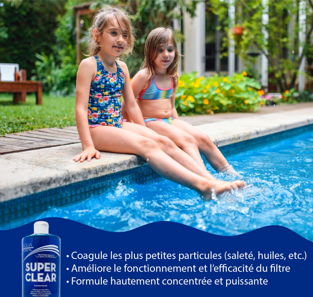 Super Clear – Clarifiant pour piscine 1 L