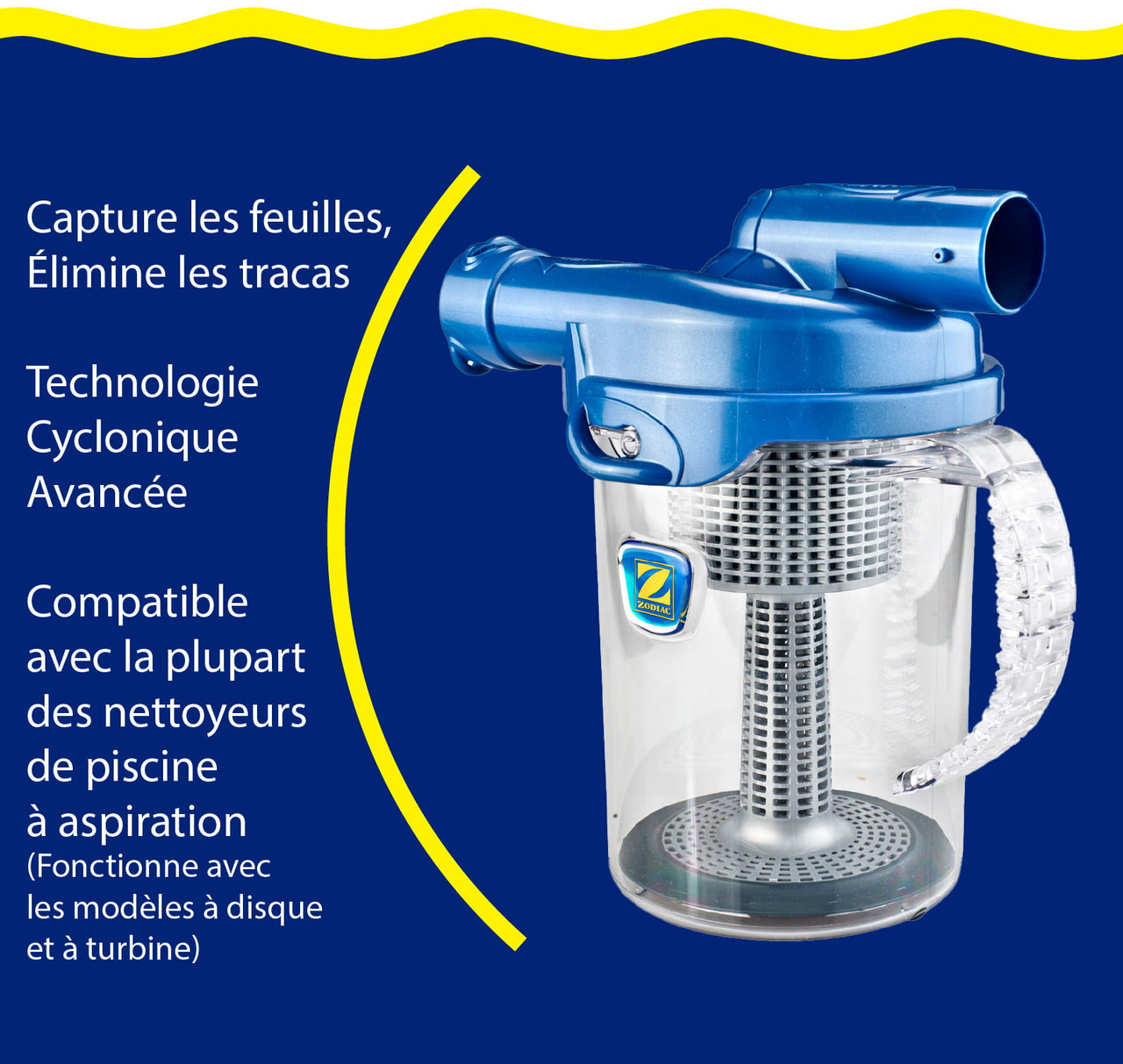 Capteur de feuilles cyclonique Zodiac (CLC500)