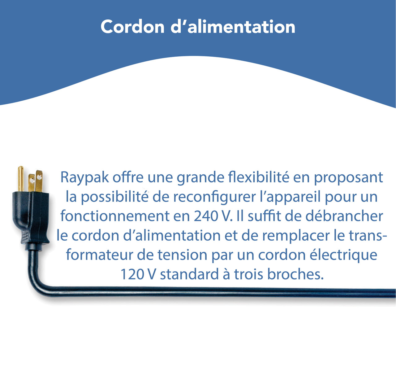Chauffe-eau électronique RayPak 106A 105 000 BTU, au propane