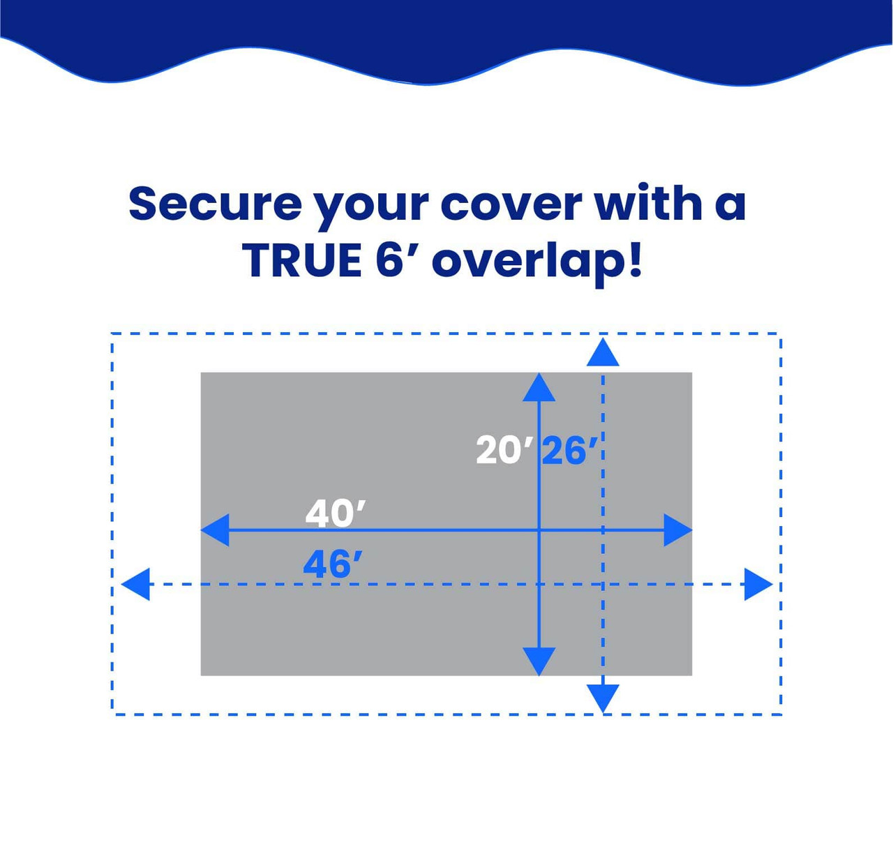 20'x40' Platinum Pro-Shield Rectangle Winter Pool Cover