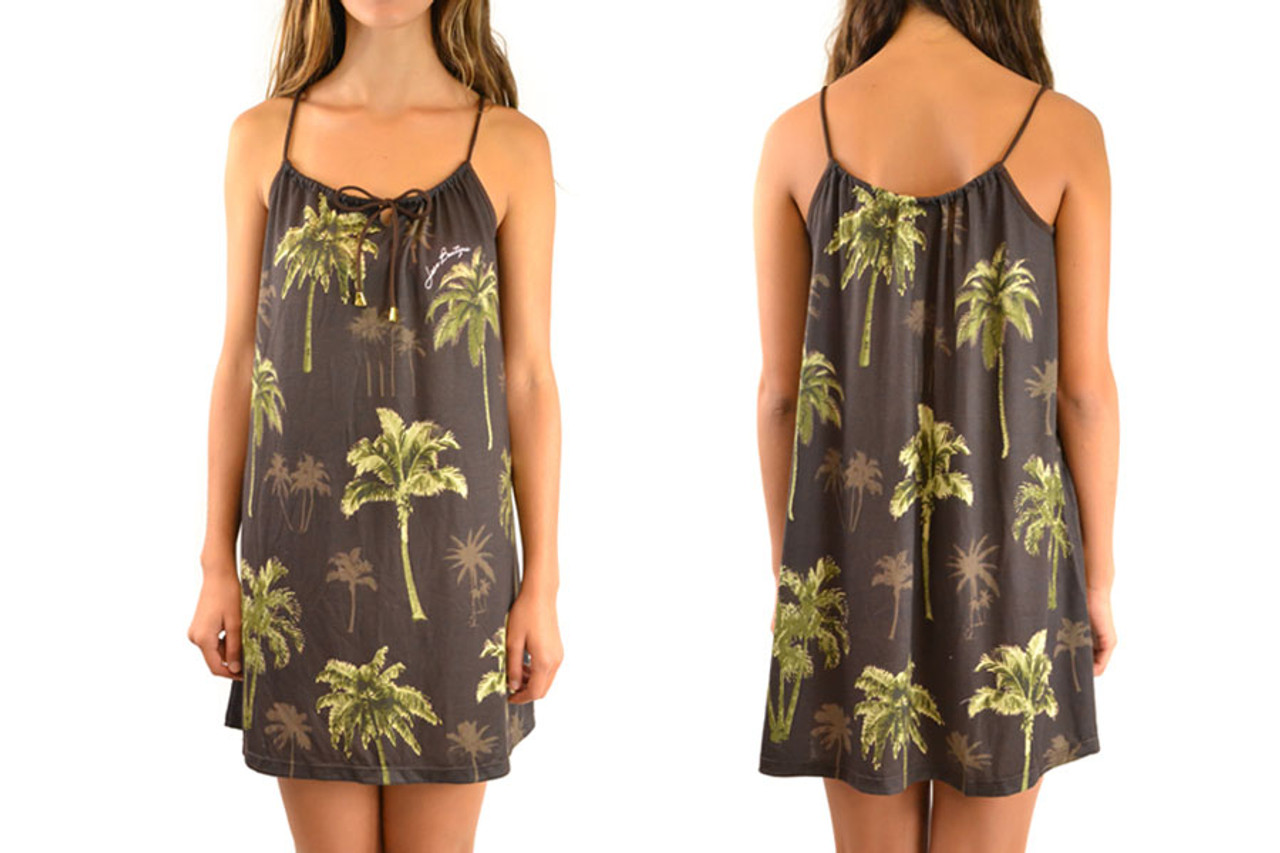 Isle String Gather Short Dress - Loco Boutique, Hawaiian Swimwear