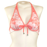hibiscus wire support swimwear top