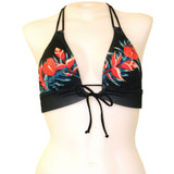 Retro Hawaii Keyhole Front Banded Chest
