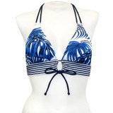 Blue Girl Keyhole Front Banded Chest