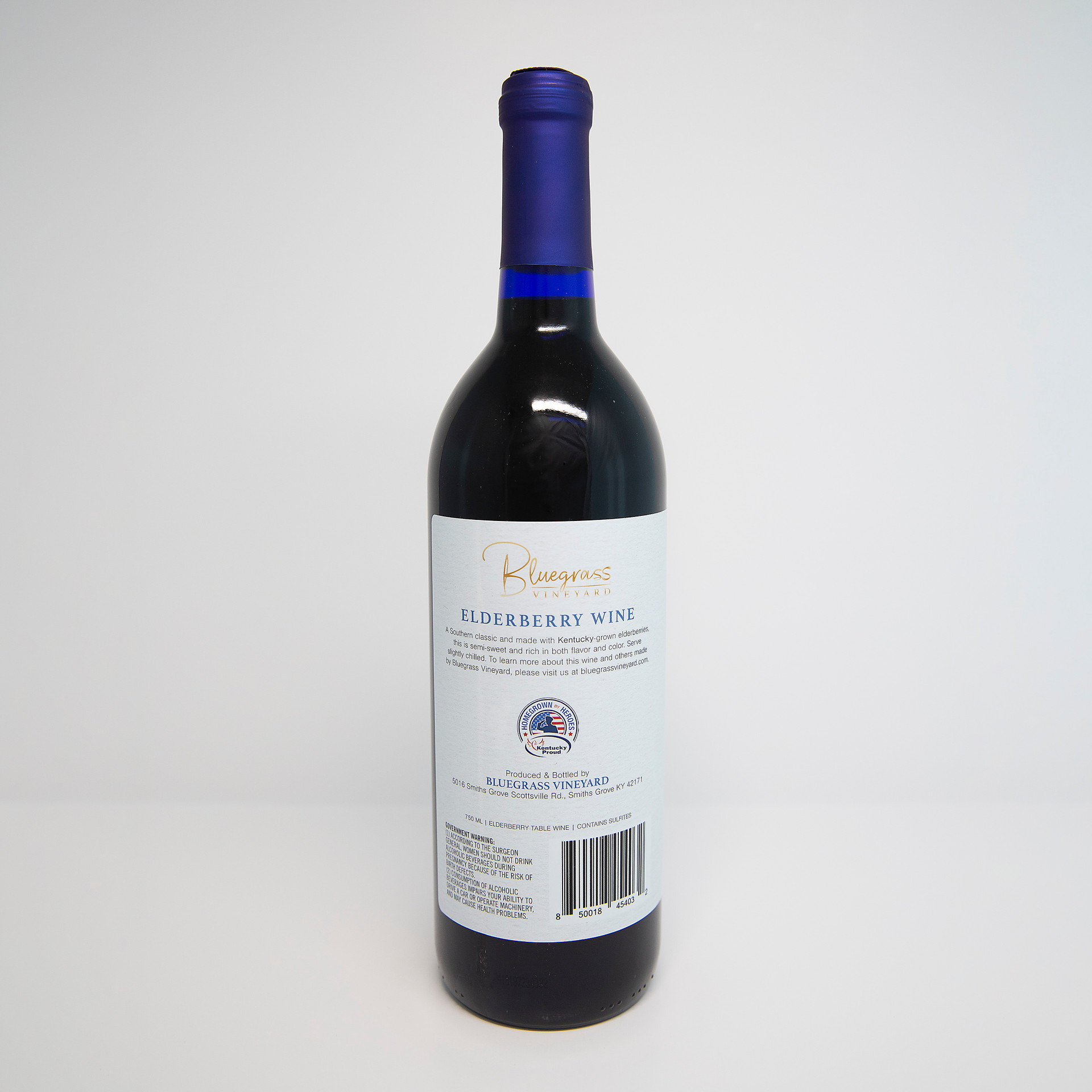 Elderberry Wine Bluegrass Vineyard Smiths Grove Kentucky