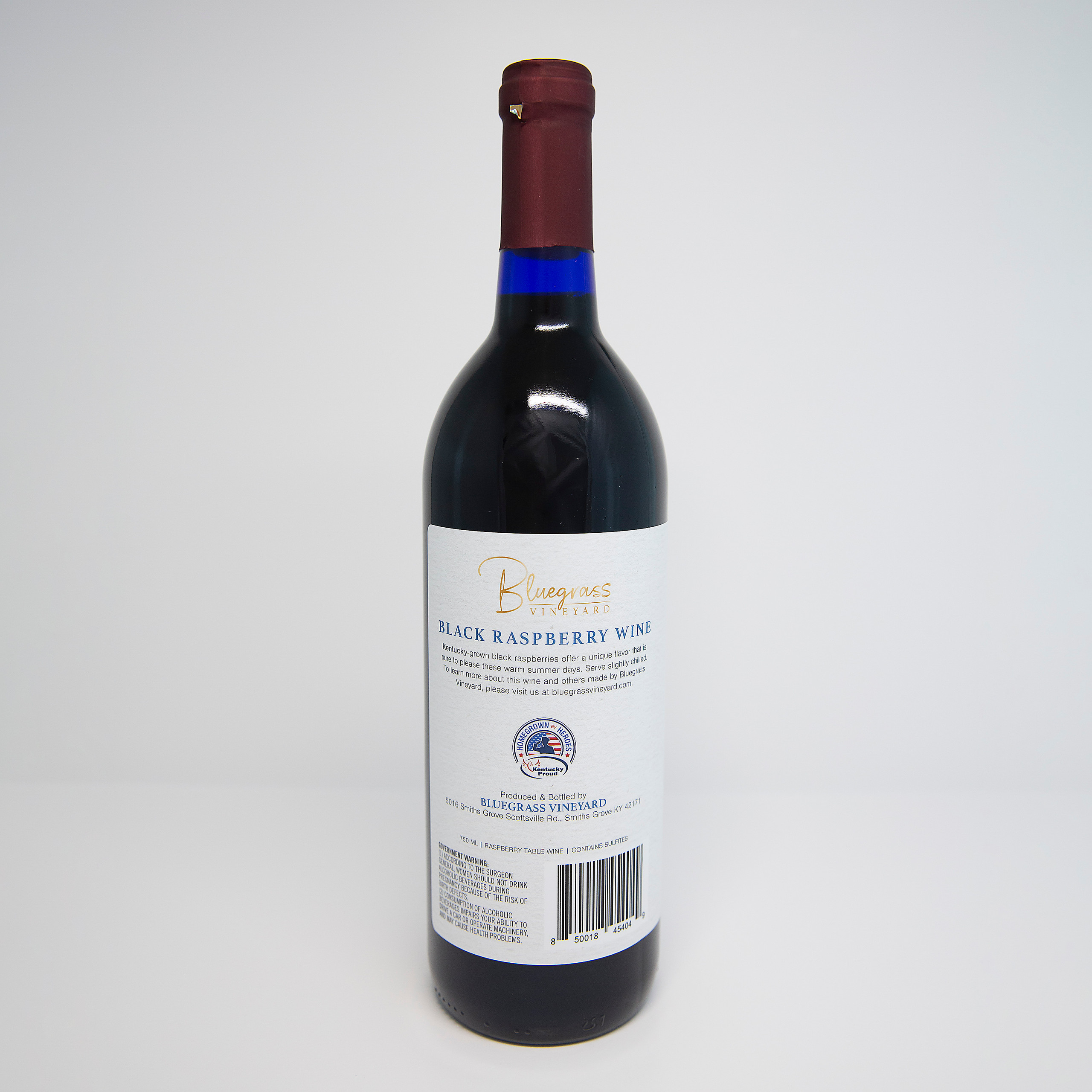 Black Raspberry Wine Bluegrass Vineyard Smiths Grove Kentucky