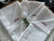 White Linen Individually Embroidered Napkin Elegant