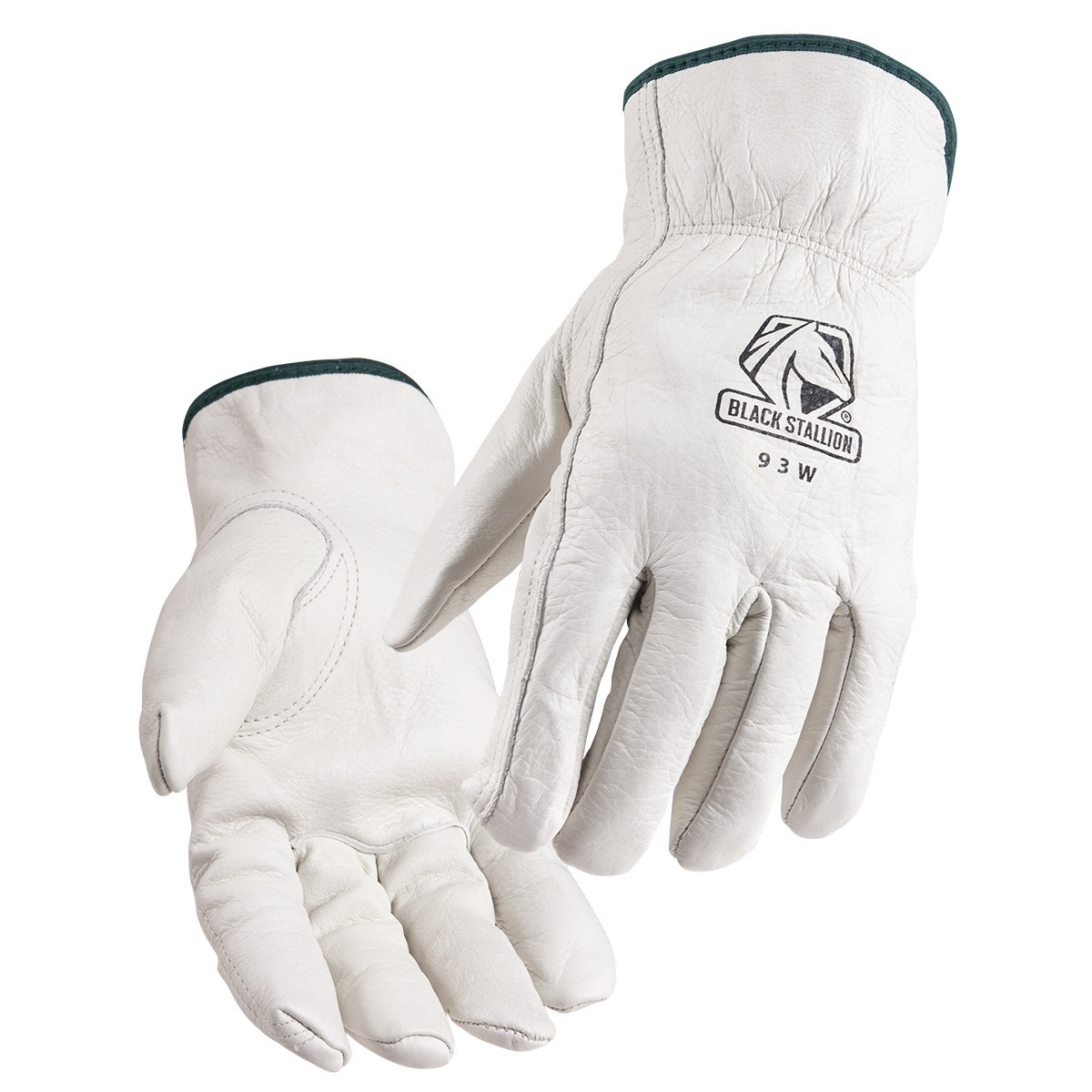 Cowhide Drivers Glove 93W | Black Stallion