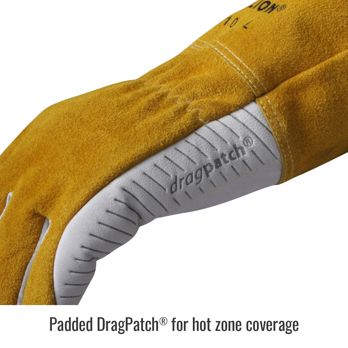 Premium Goatskin MIG Glove GM1510-WT | Black Stallion