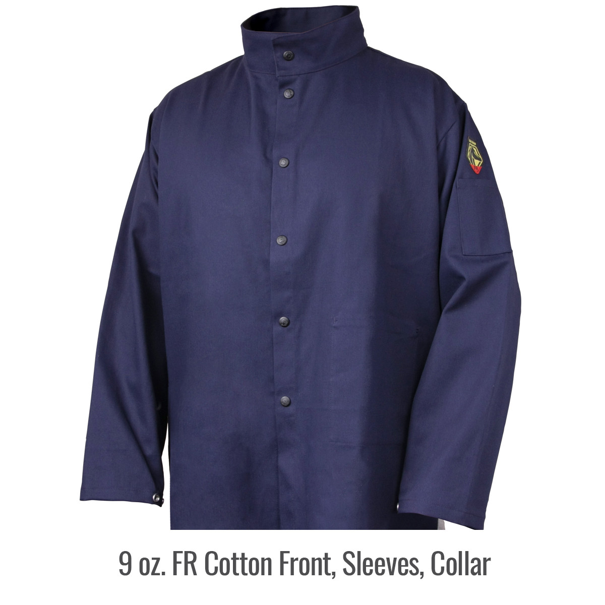 FR Cotton Welding Jacket JF1625-NG | Black Stallion