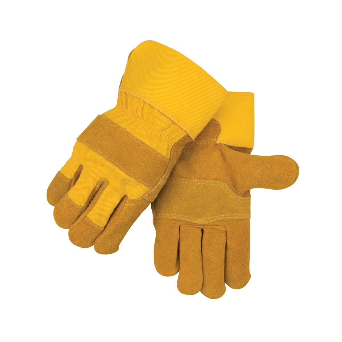 Side Split Cowhide Work Glove 5Y | Black Stallion