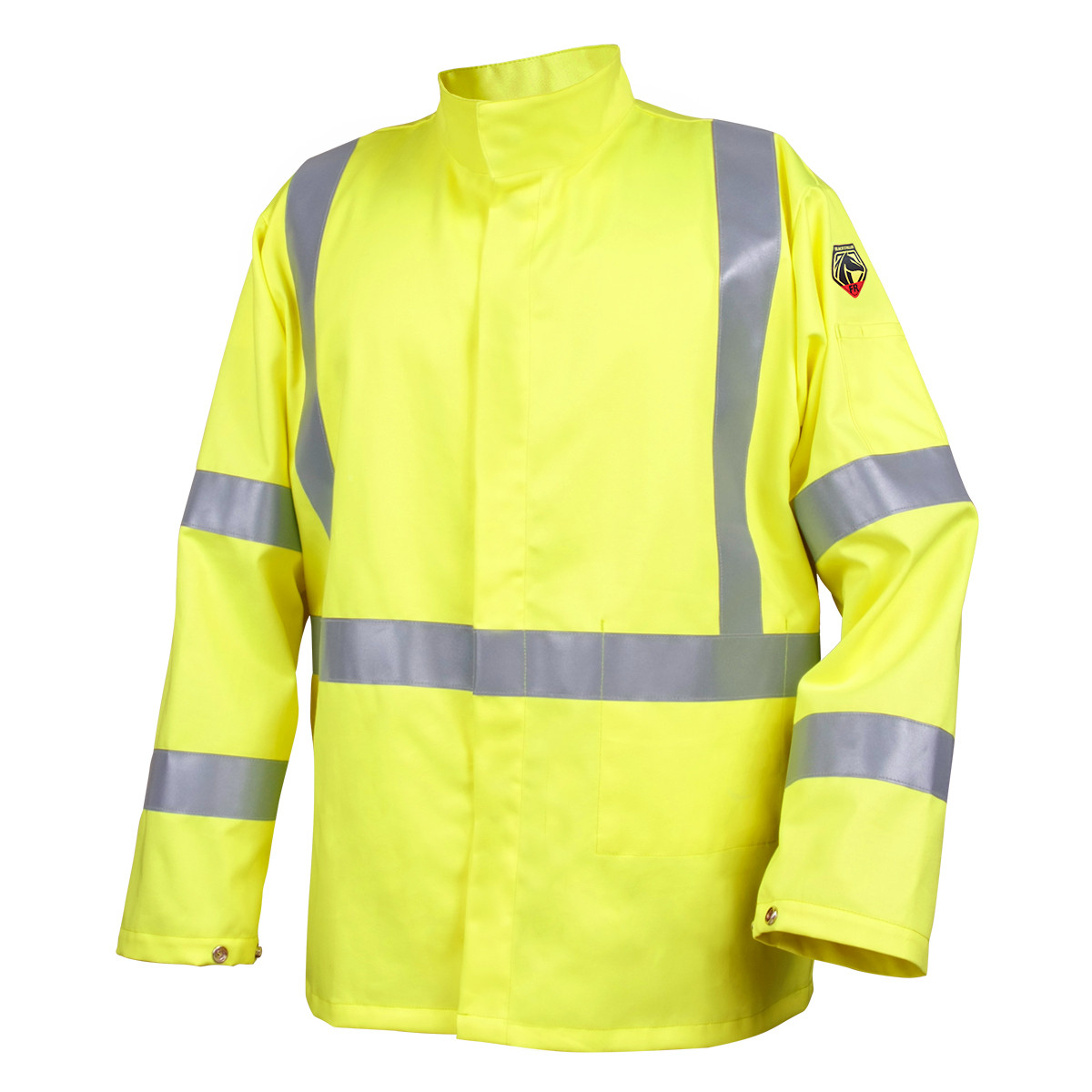 Cotton FR Welding Jacket JF1117-HY | Black Stallion