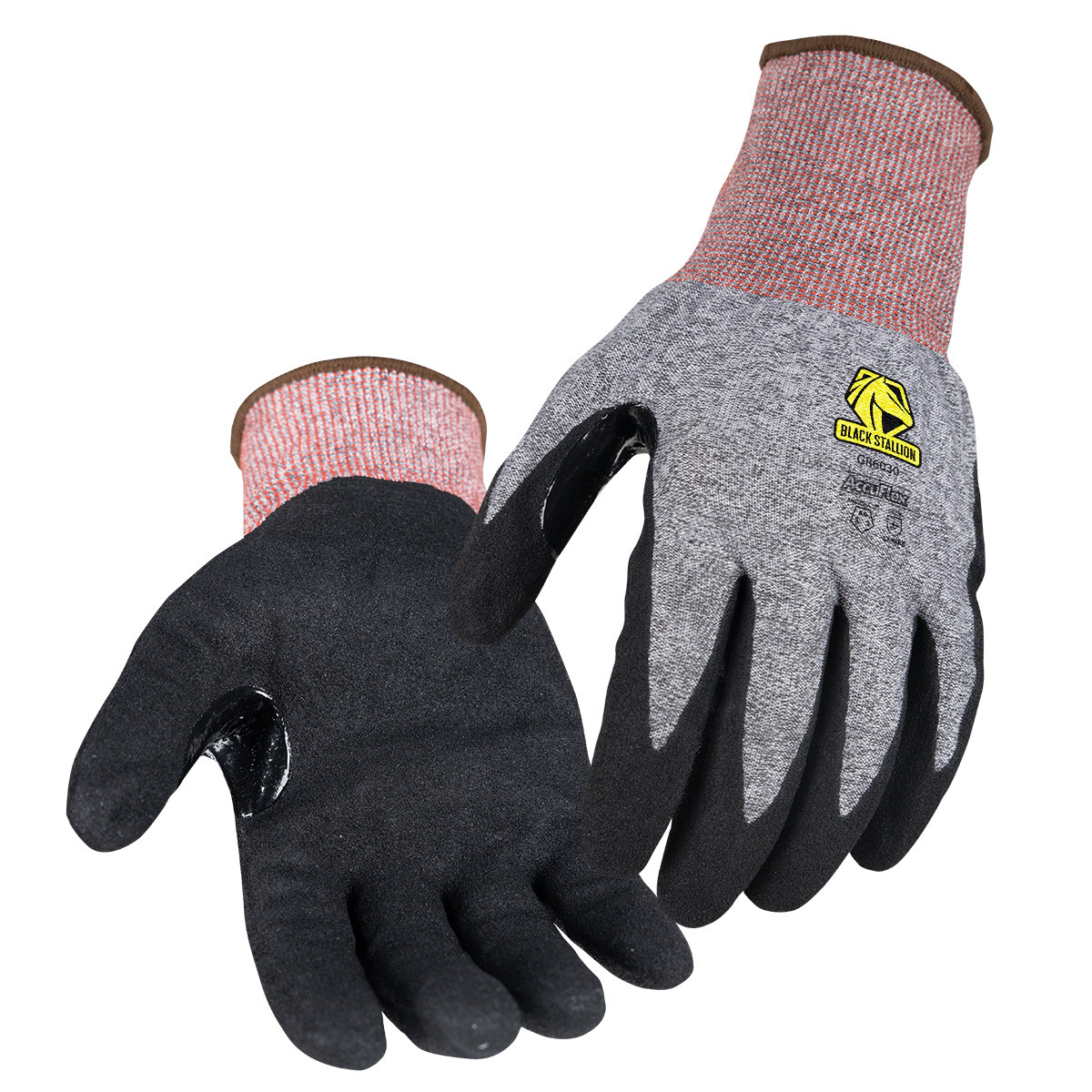 A6 Cut-Resistant Nitrile Glove GR6030-GB | Black Stallion
