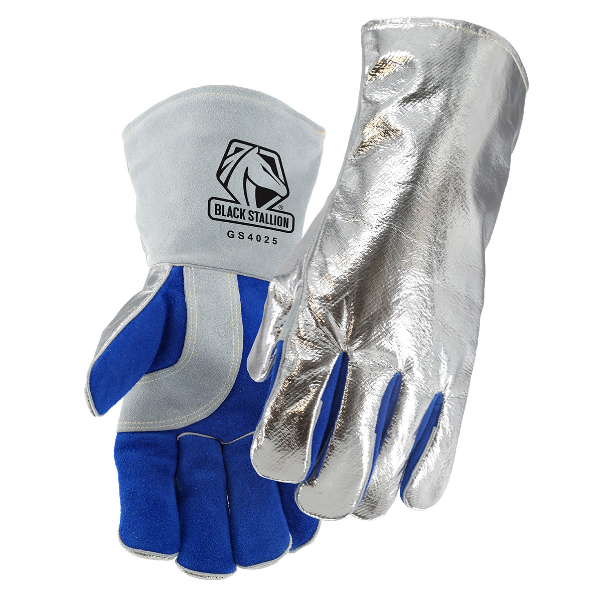 【最終値下げ】SUBLATIONS REVERSIBLE GLOVES Cowhide Stick Welding Glove GS4025-AB | Black Stallion
