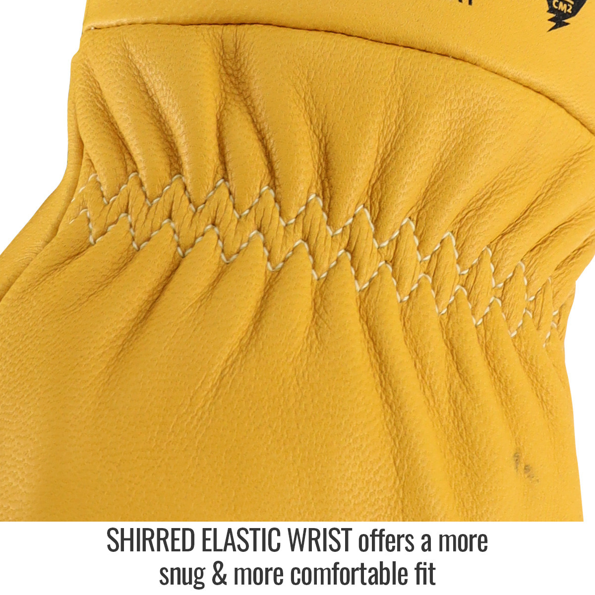 Goatskin Utility Work Glove GE2055-TN | Black Stallion