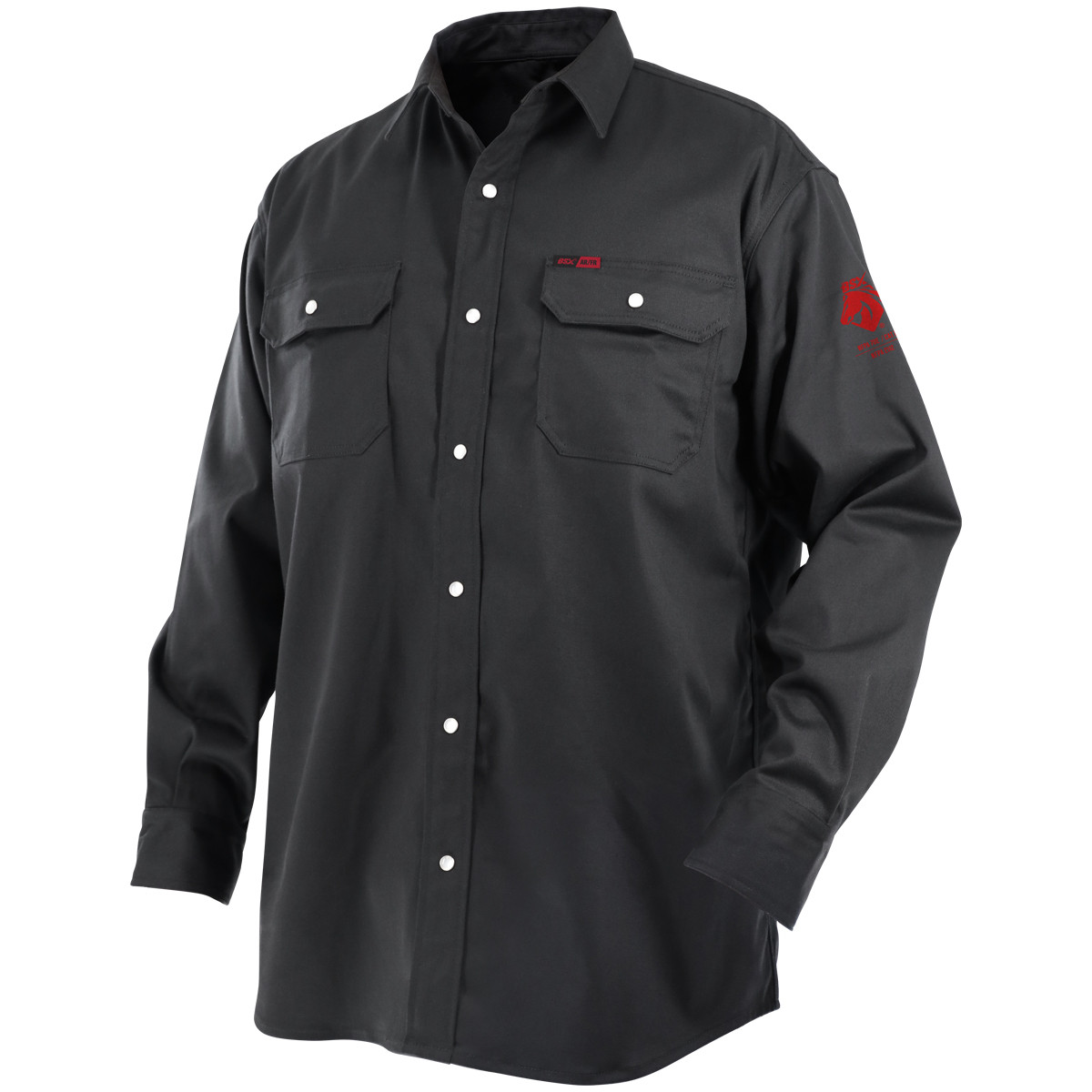 BSX 7 oz. AR/FR Cotton Work Shirt WF3530-BK | Black Stallion