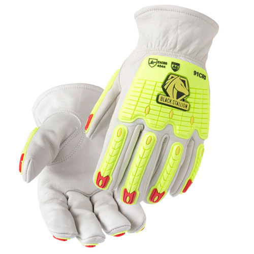 A6 Cut & Impact-Resistant Grain Cowhide Drivers Glove
