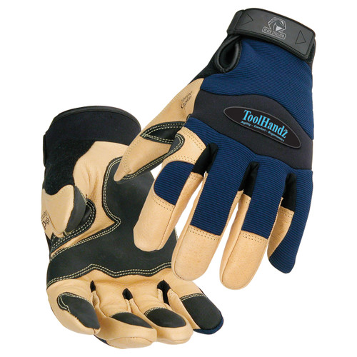 ToolHandz® Grain Pigskin Mechanics Glove with Reinforced Palm