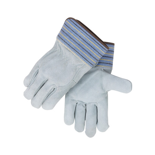 Premium Shoulder Split Cowhide Work Glove with Full Leather Back, Short Cuff