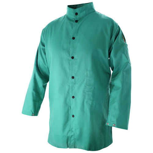 Flame-Resistant Cotton Welding Jacket, 36" Length