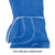 Economy Split Cowhide Stick Glove with Palm Guard, Blue