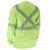 NFPA 2112 FR Cotton Knit LS T-Shirt, Lime with Reflective Tape