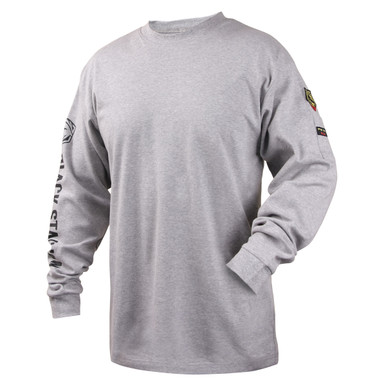 CFCL/GARTER LONG SLEEVE TガーターロングスリーブTシャツ AR/FR Cotton Long-Sleeve T-Shirt TF2510-GY | Black Stallion