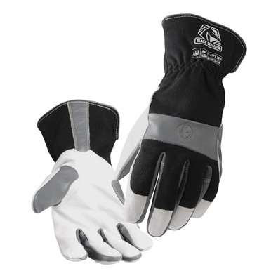 ゴ*ン様 MIYAGIHIDETAKA x Ralph Lauren パッチワー Cowhide Utility Work Glove A61 | Black Stallion