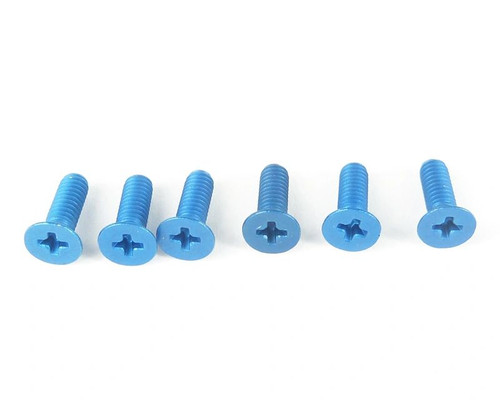 8-32 X 1/2′ BLUE FLAT HEAD ALUM. SCREWS (6)