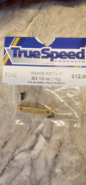 BRASS WEIGHT M3 1/2 OZ