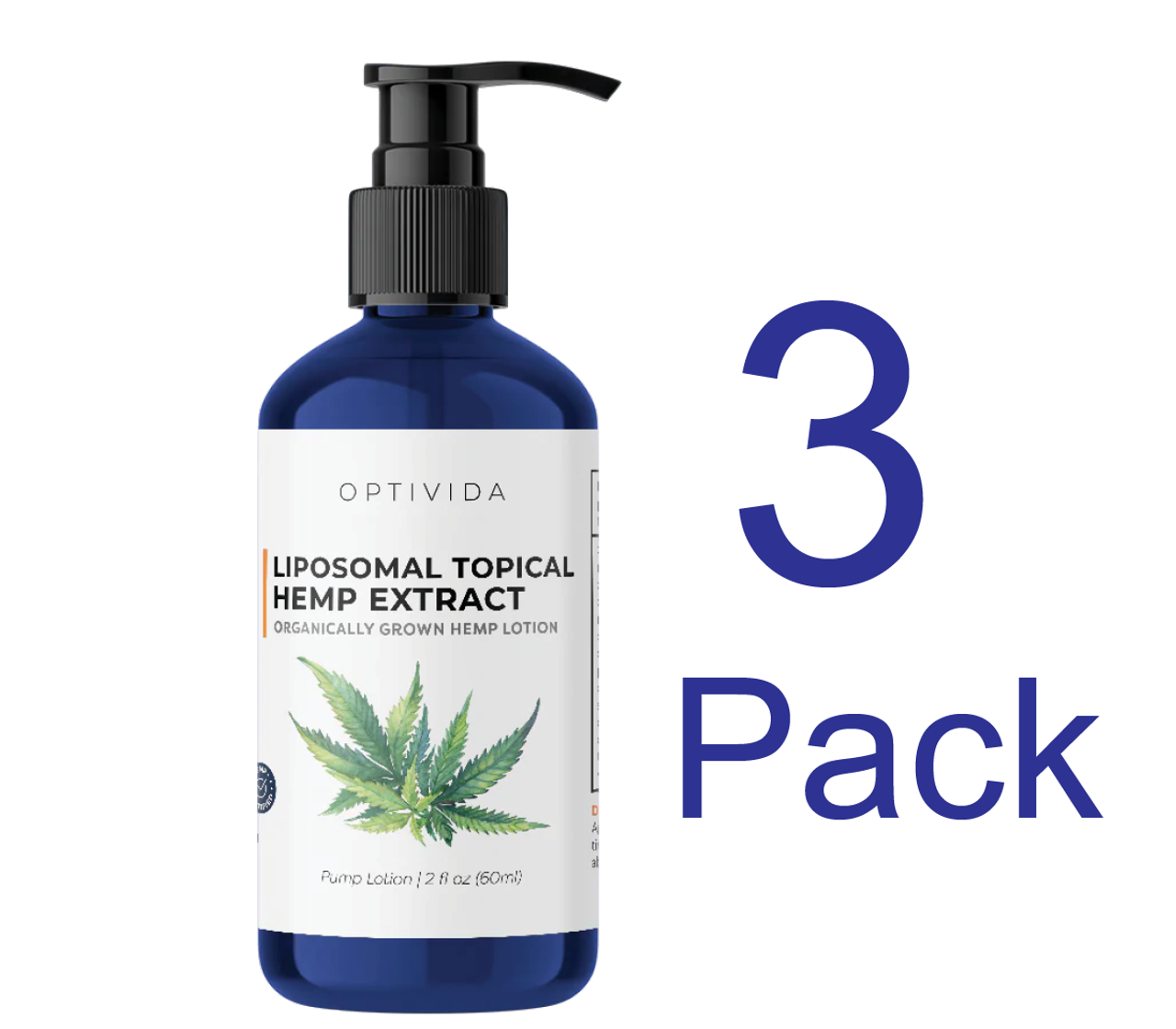 Optivida Hemp Topical Gel 3 Pack