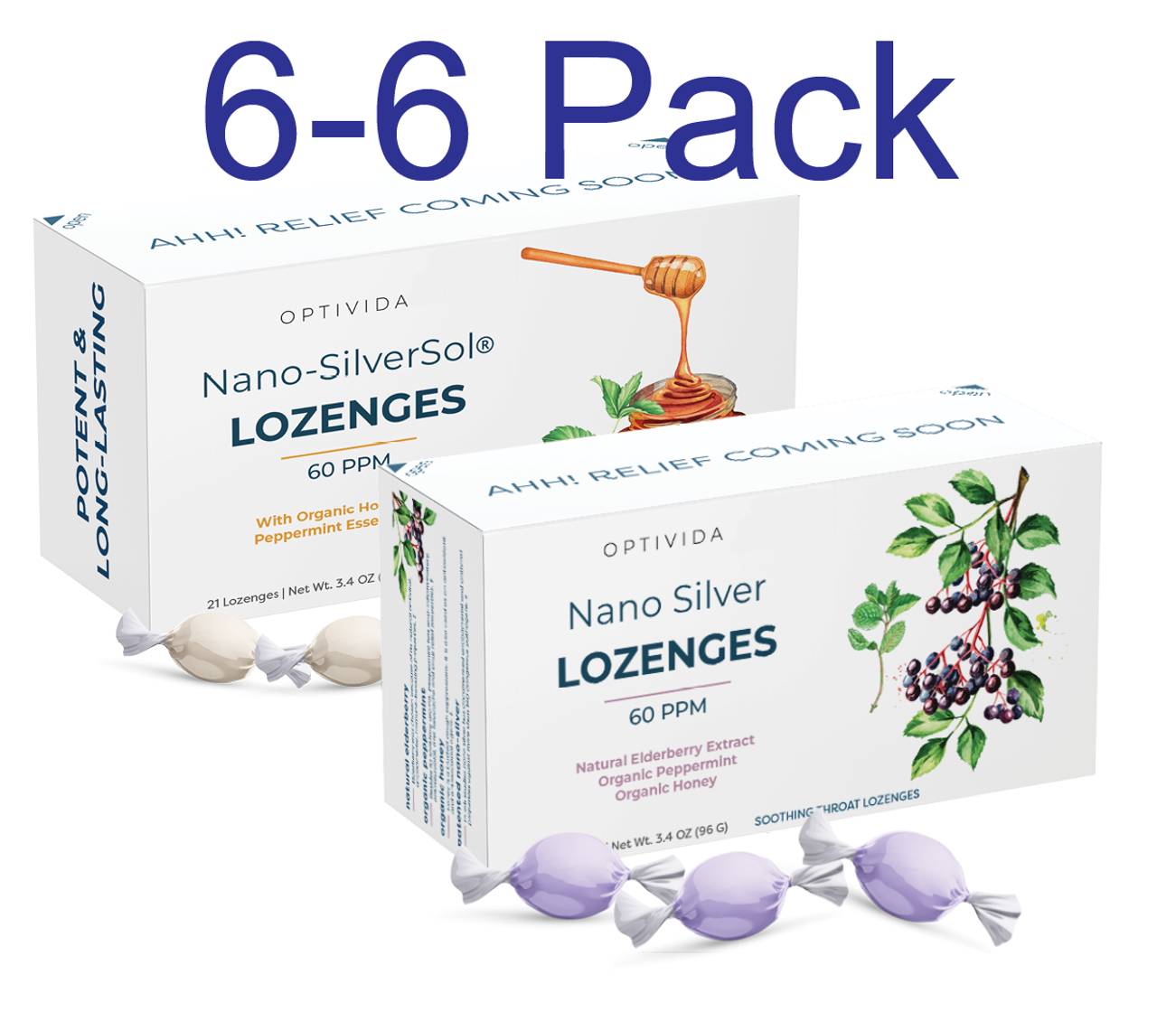 Optivida Lozenges 6 - 6 Value Pack