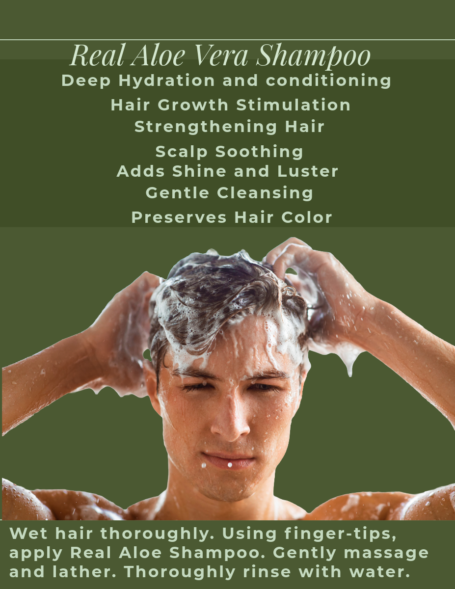 Real Aloe Shampoo | Organic Aloe Hair Care