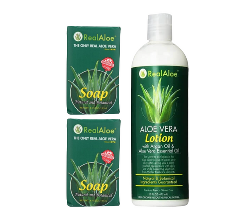 Real Aloe Face Body Soap Bars & Lotion  Real Aloe Face Body Soap Bars & Lotion