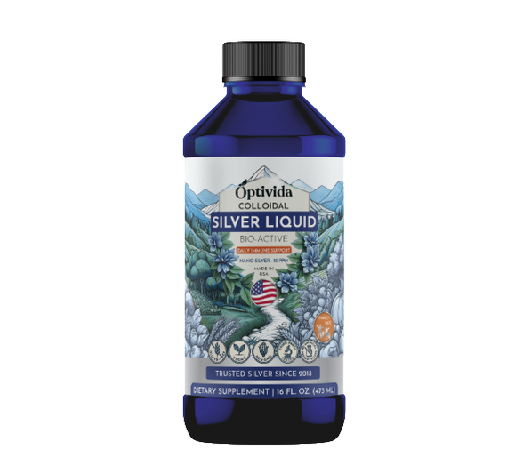 Nano Silver Liquid 10PPM | 16 Ounce Bottle