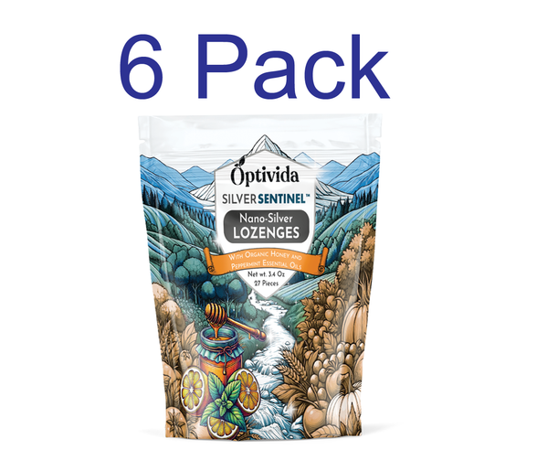 Nano Silver Lozenges - Honey & Peppermint | 6 Pack