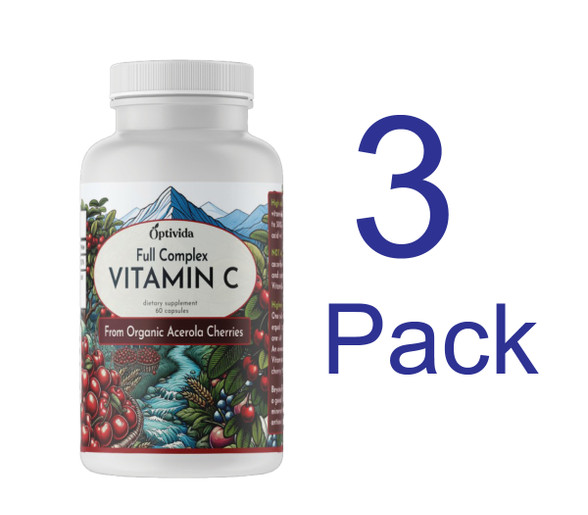 Optivida Vitamin C 3 Bottles
