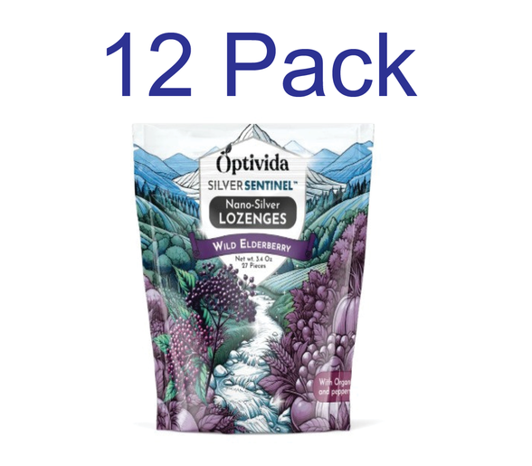 Wild Elderberry Nano Silver Lozenges 60PPM - 12 pack