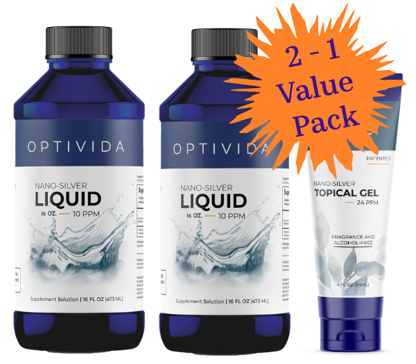 Nano Silver 2-1  Value Pack | 2 Liquid - 1 Topical Gel