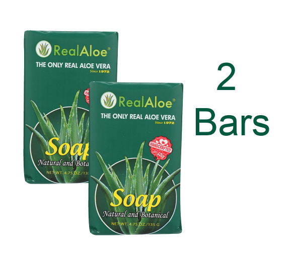 Real Aloe Vera Bar Soap | 2 Bars