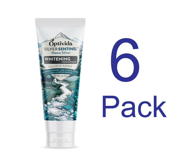 Silver Whitening Toothpaste - 4oz Tube | 6 Pack