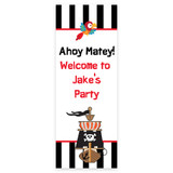 Easy to hang personalized vinyl door banners are an easy way to set the tone to your party. Printed in vibrant full color and comes with grommets on each corner. Free shipping.