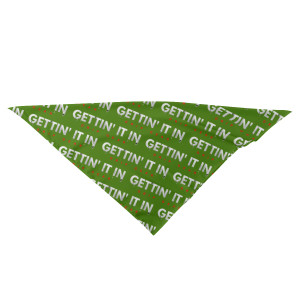 GII ORG SILK SCARF - GRN GII ORG SILK SCARF - GRN