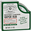 J.R. Watkins Menthol Camphor Vapor Rub 2.1 Oz
